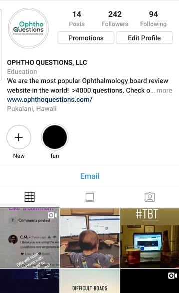 Check Out Our Instagram Feed For Coupon Codes Ophthoquestions