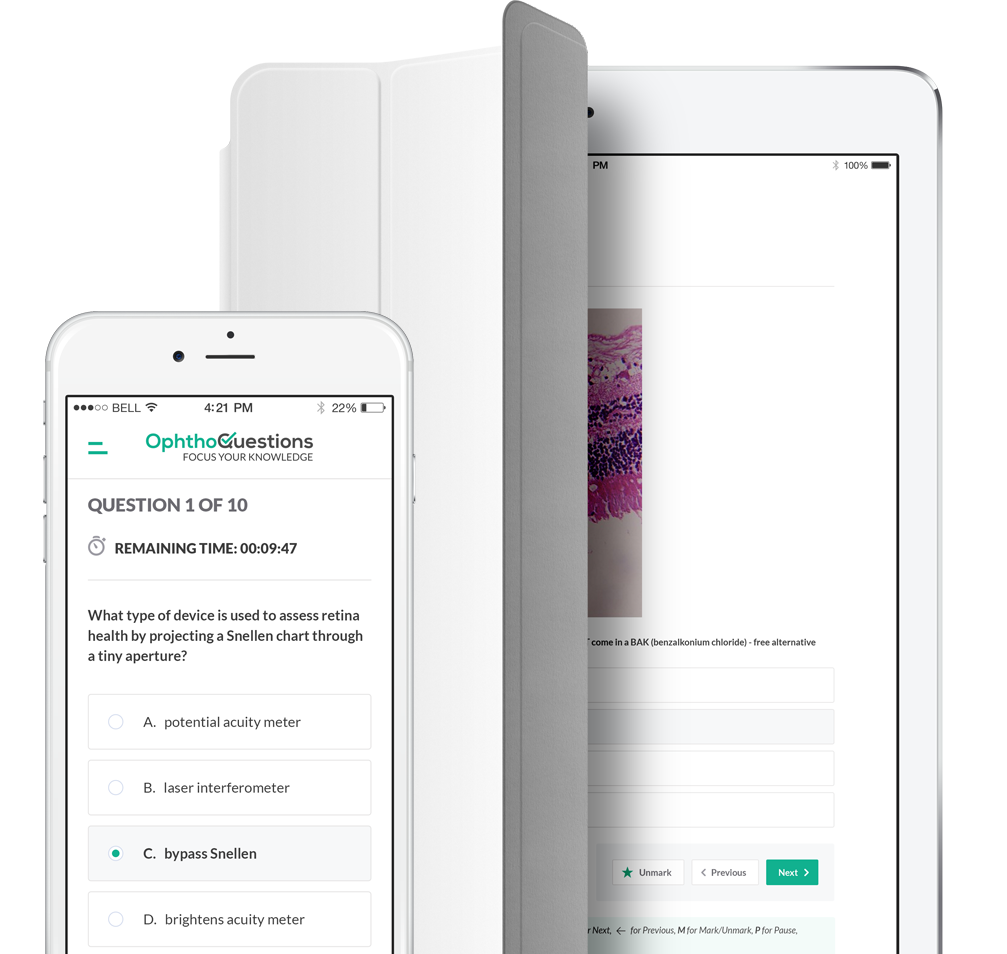 Ophtho Questions on mobile devices